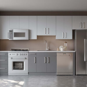 Abalone Grey Modern Series Cabinets