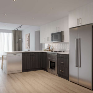 Bianco Wood Modern Series Cabinets