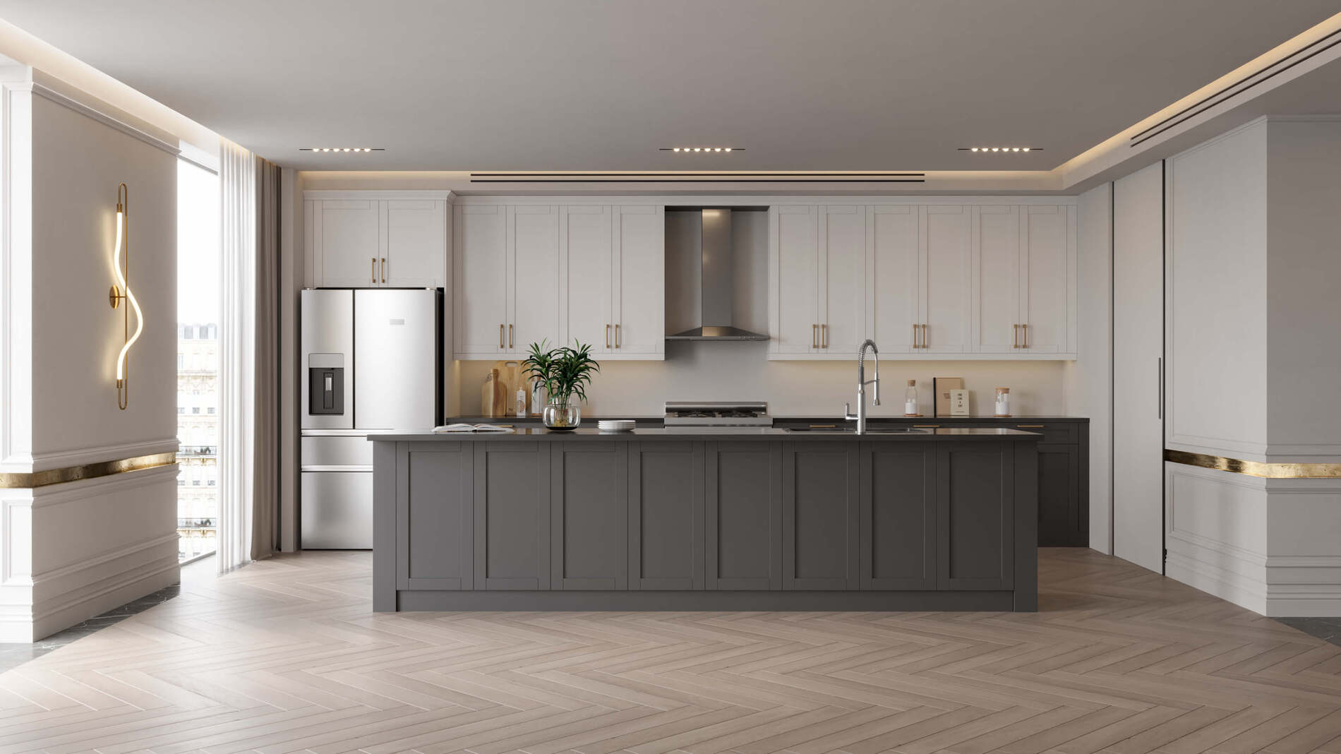 Harbor Grey Elite Series Cabinets