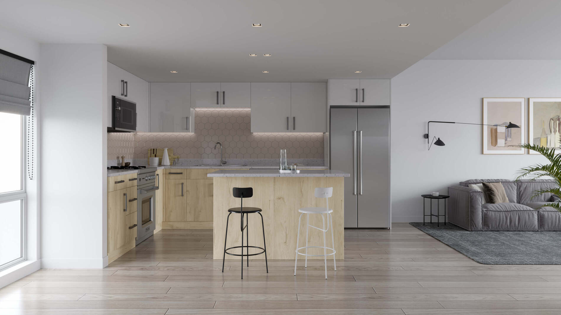 Pearl White Elite Series Cabinets